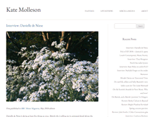 Tablet Screenshot of katemolleson.com